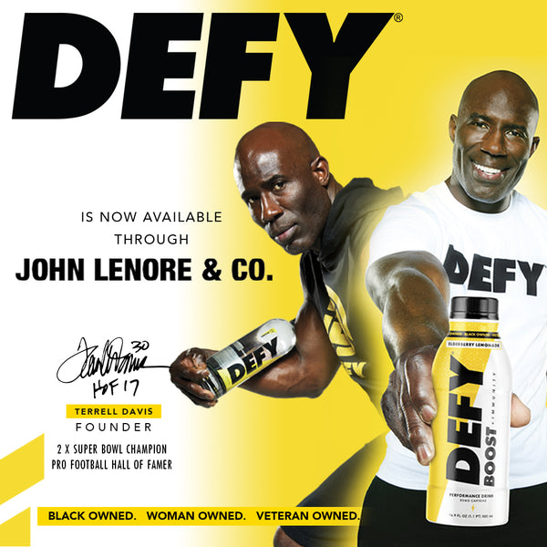 DEFY Teams With John Lenore & Co. to Bring Boost+Immunity Performance Drinks and Alkaline Water to Southern California