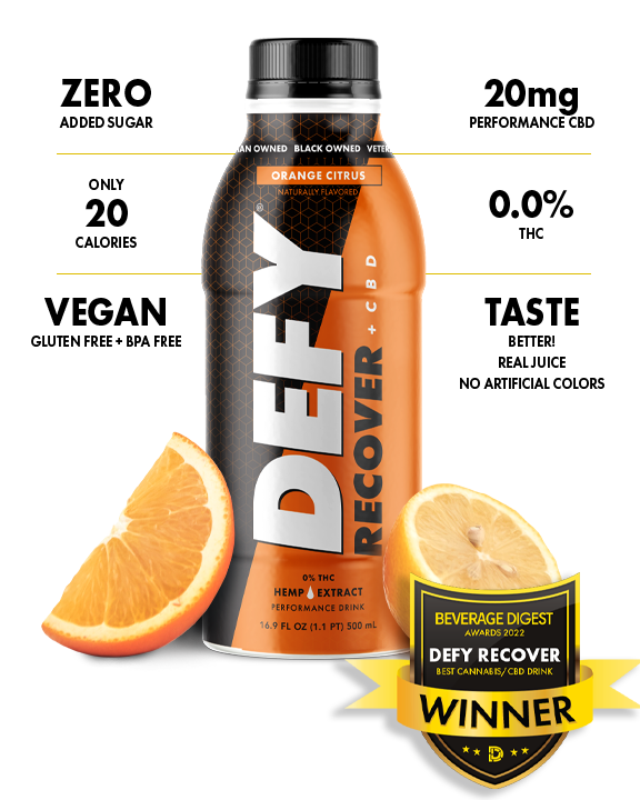 RECOVER + CBD Performance Drink - Orange Citrus
